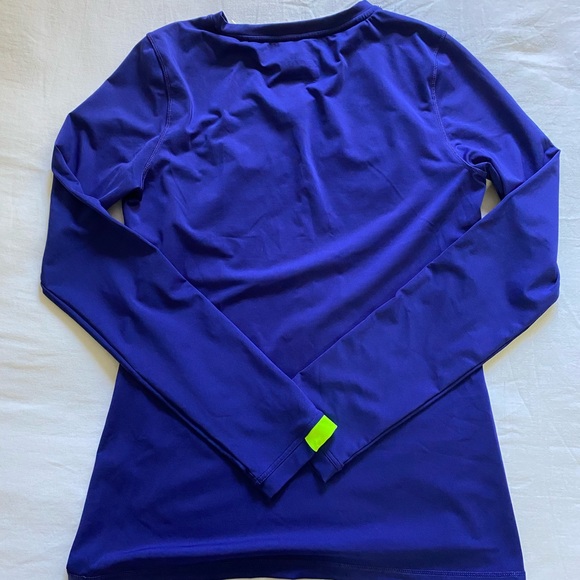Adidas Medium Purple techfit long sleeve workout top - Picture 3 of 4
